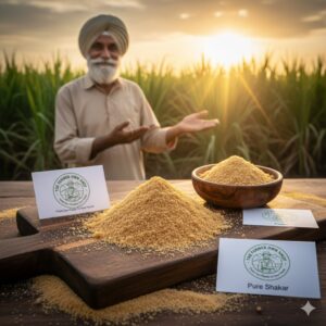 Pure Unrefined Shakar (Desi Brown Sugar)
